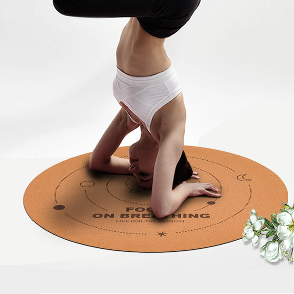 Cork Natural Rubber Eco Friendly Meditation Mat
