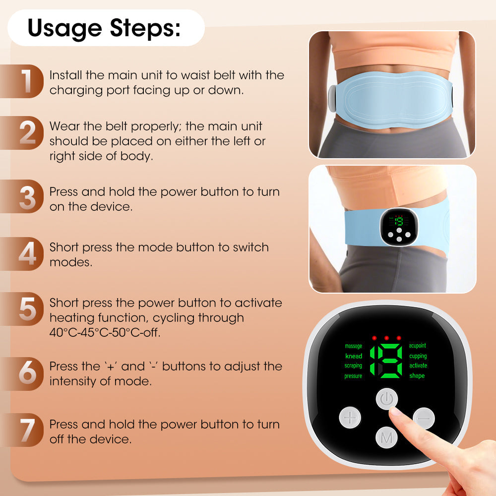 Pulse Belt For Waist And Abs Training