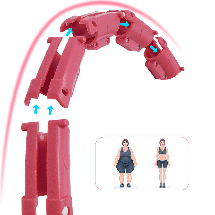 Adjustable Detachable Fitness Hoop Waist Abdominal Exercise