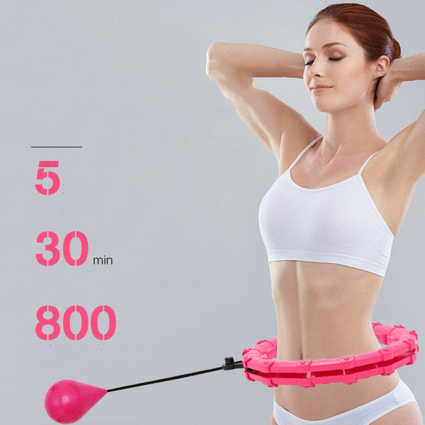 Adjustable Detachable Fitness Hoop Waist Abdominal Exercise