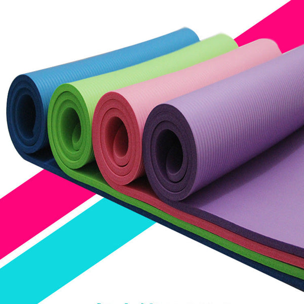 Premium 10mm Thick Non Slip Yoga Exercise Mat