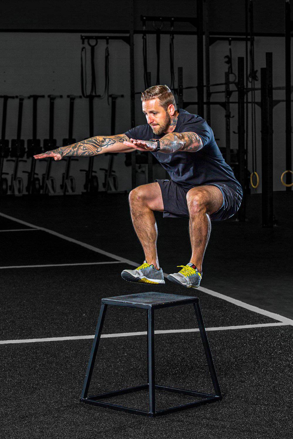 Steel Plyo Boxes Heavy Duty Stackable Jump Platforms