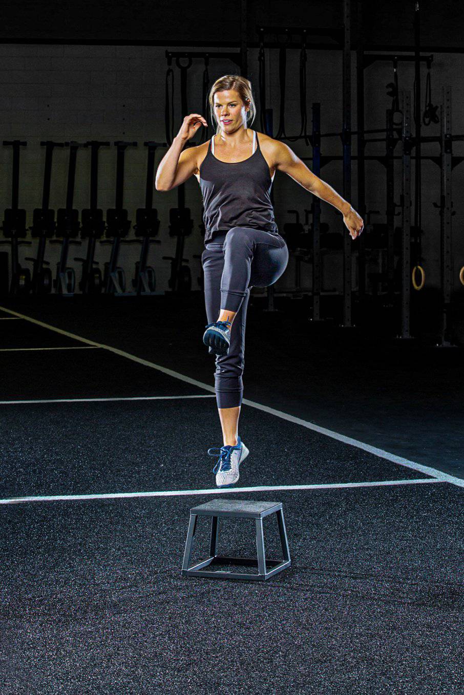 Steel Plyo Boxes Heavy Duty Stackable Jump Platforms