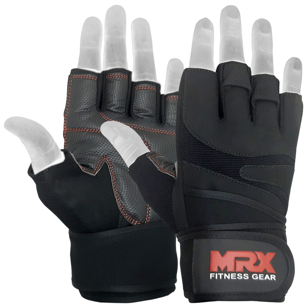Weight Lifting Gloves With Wrist Strap