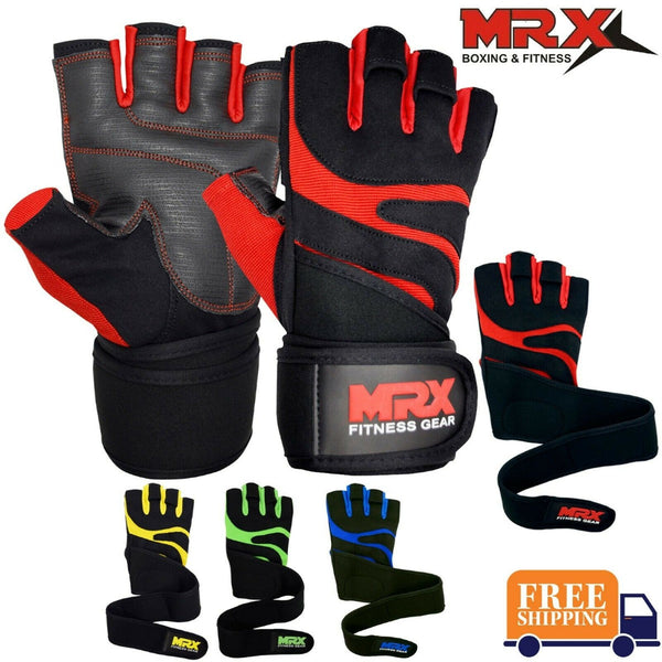 Weight Lifting Gloves With Wrist Strap