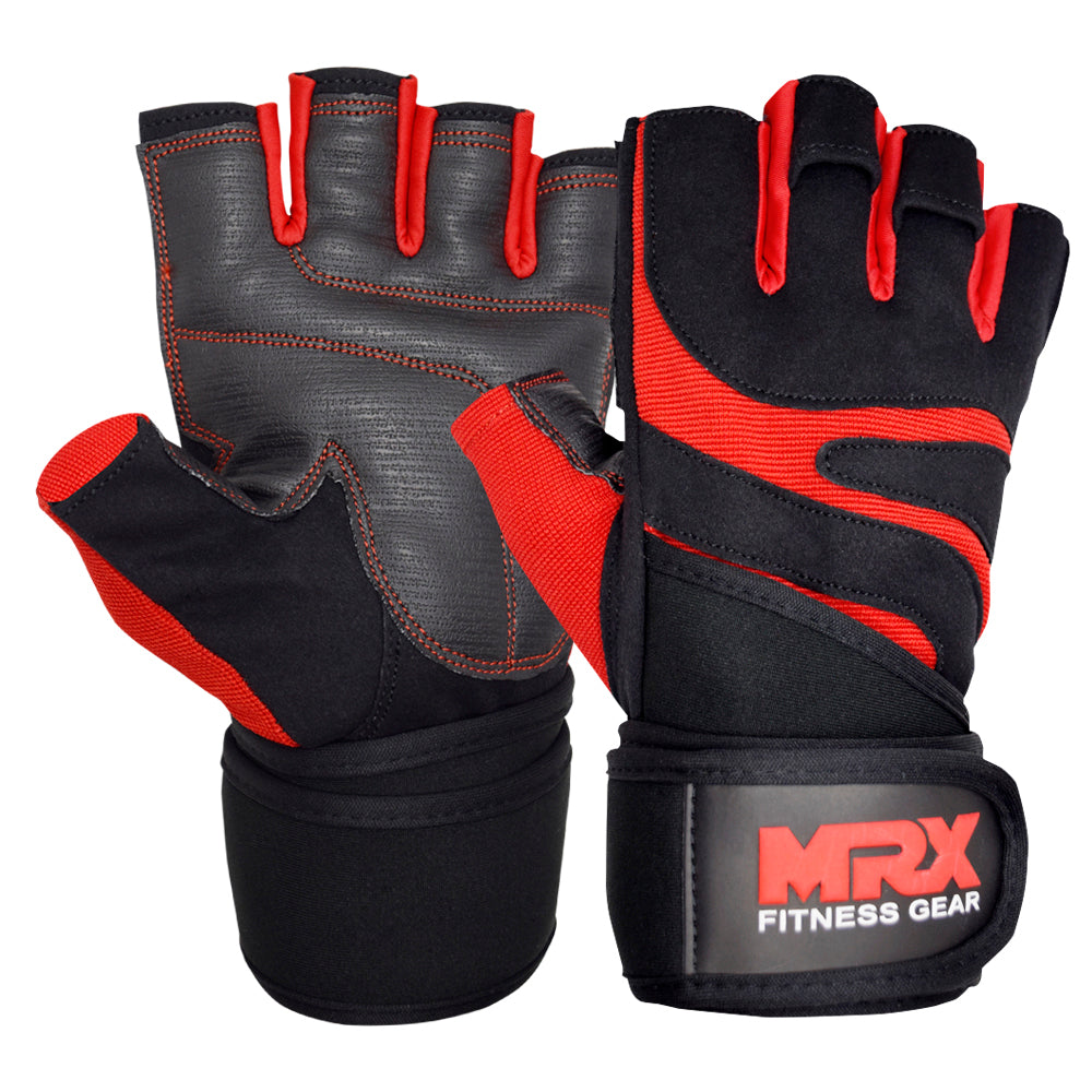Weight Lifting Gloves With Wrist Strap