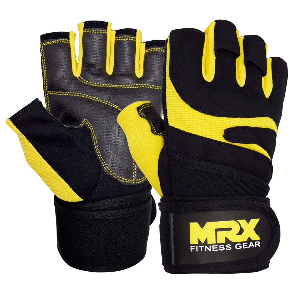 Weight Lifting Gloves With Wrist Strap