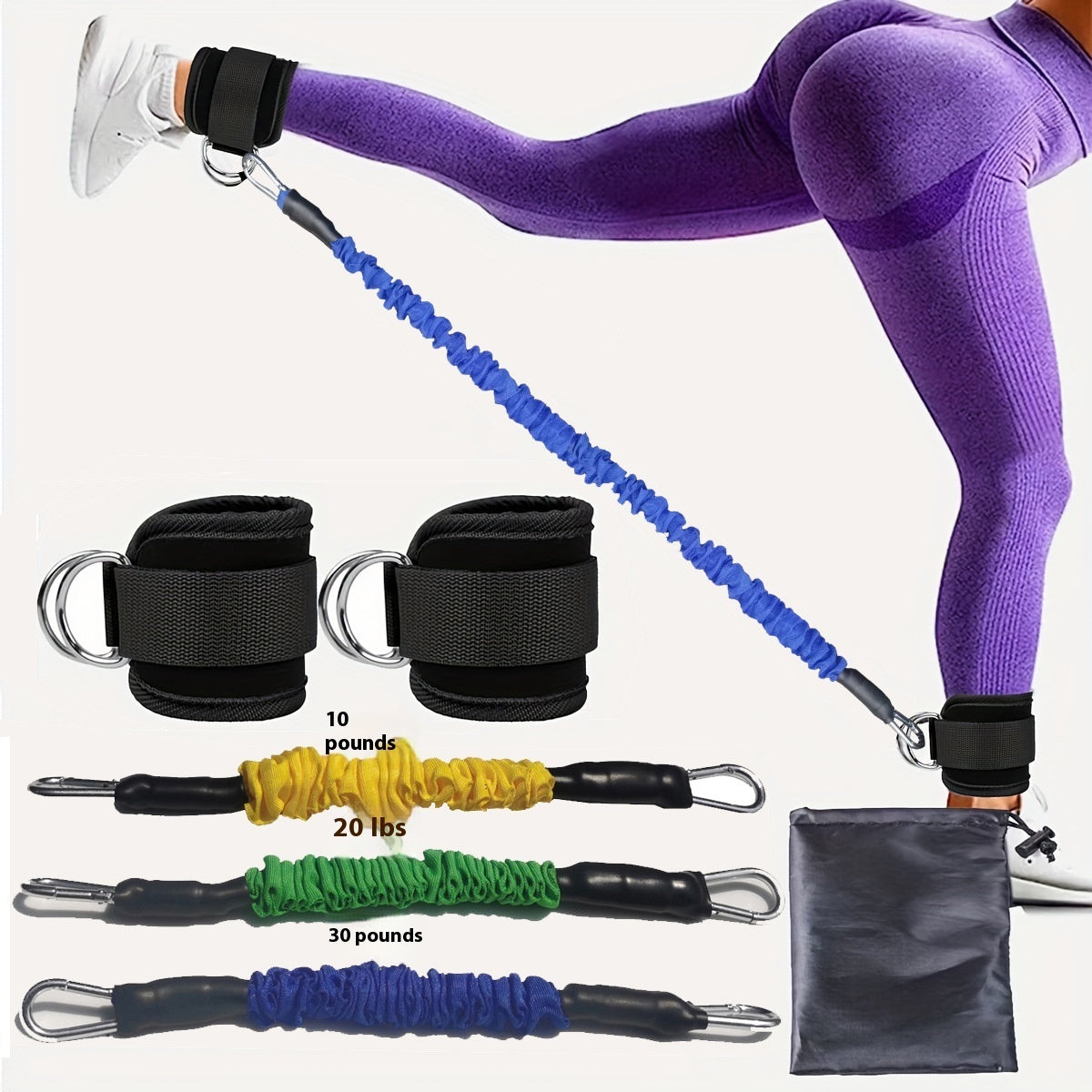 Ankle Strap Resistance Bands Hip Leg Training