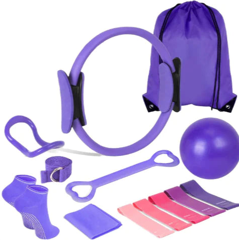 13 Piece Yoga Pilates Fitness Workout Set