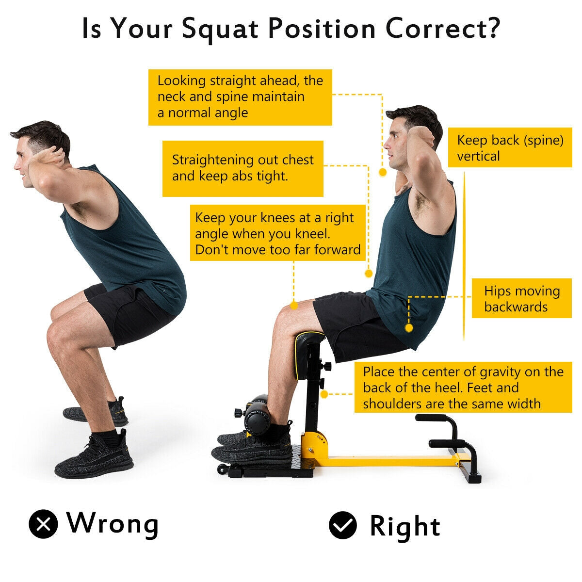 8 In 1 Multifunctional Home Gym Squat Equipment