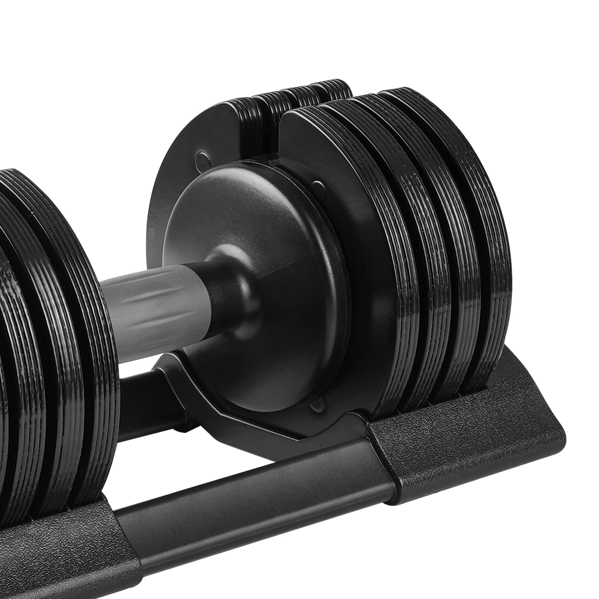 52LB Adjustable Steel Plastic Dumbbell Weight Set