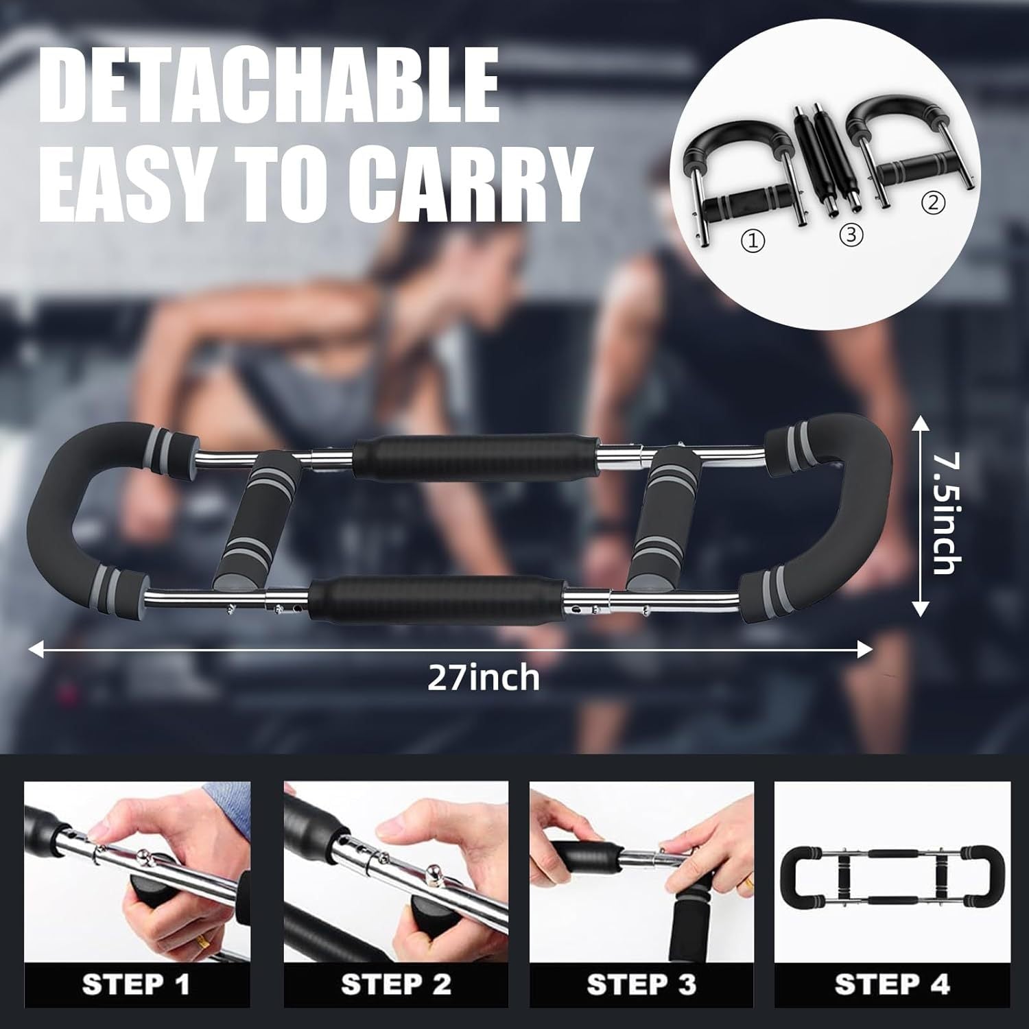 Adjustable U Shaped Arm Chest Strength Trainer