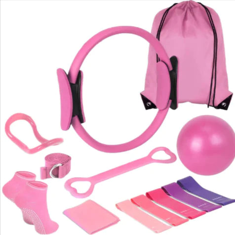 13 Piece Yoga Pilates Fitness Workout Set