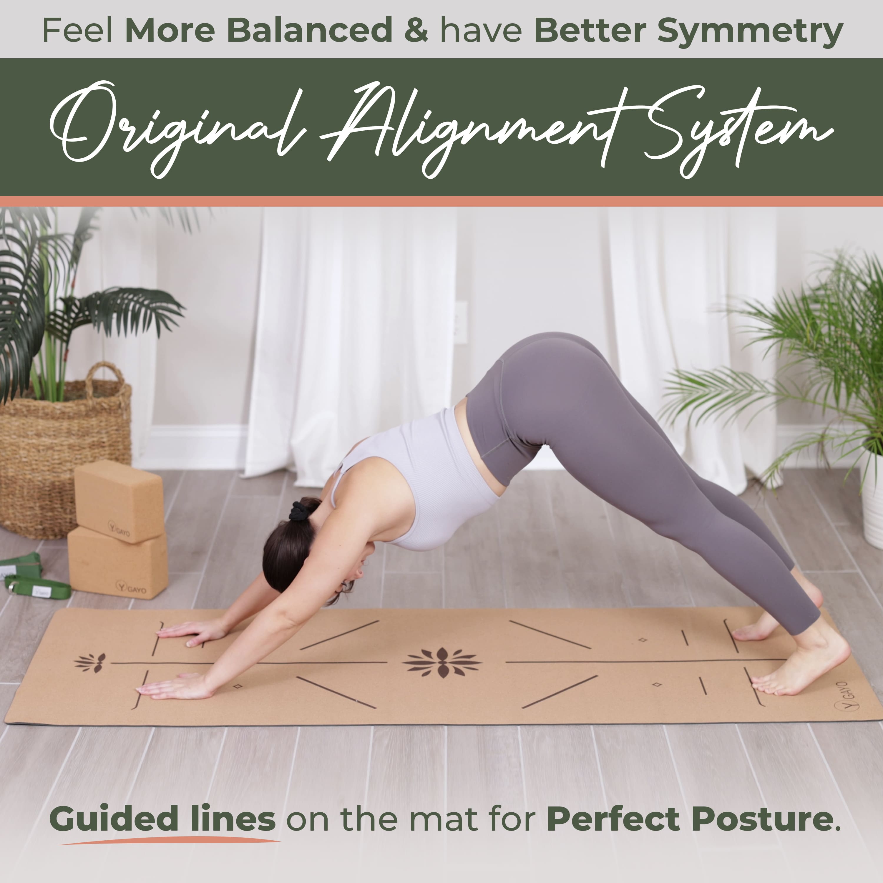 Eco Friendly Cork Yoga Mat Non Slip