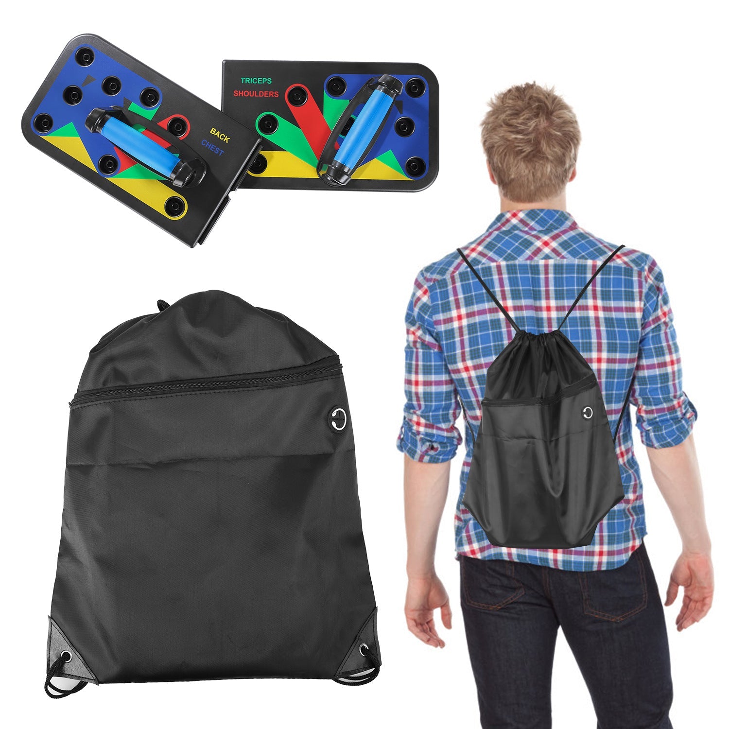 Foldable Multi Function Push Up Board Abdominal Trainer
