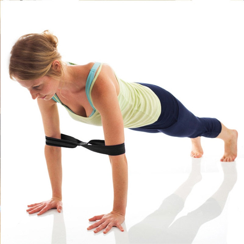 Yoga Stretch Strap 8 Shaped Resistance Training Belt