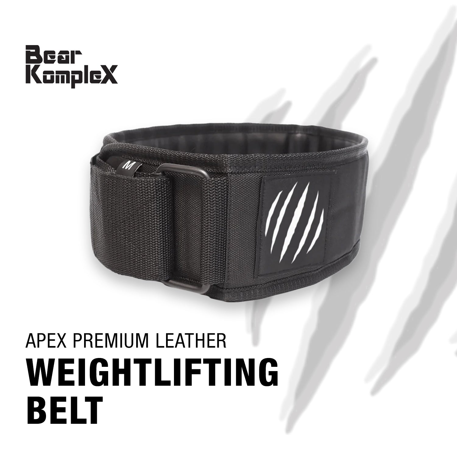 Premium Leather Weightlifting Belt