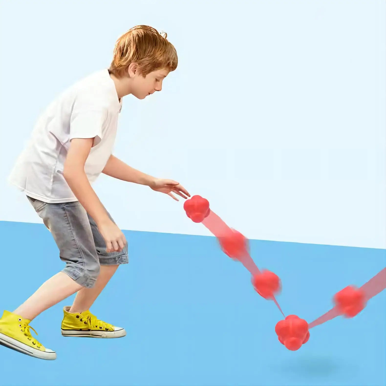 Hexagonal Reaction Ball Reflex Agility Sports Trainer