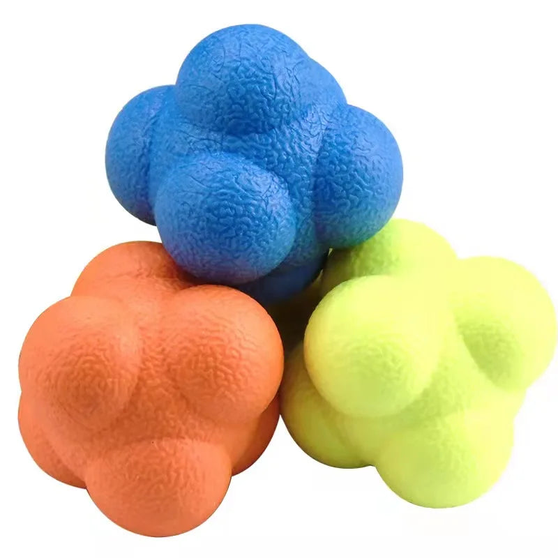 Hexagonal Reaction Ball Reflex Agility Sports Trainer
