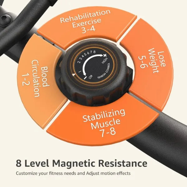 Recumbent Magnetic Exercise Bike For Adults Seniors