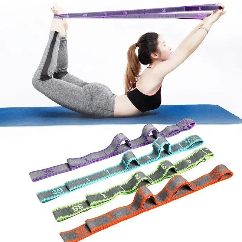 Yoga Pull Strap Elastic Resistance Band Pilates