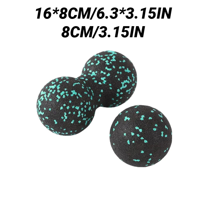 Yoga Peanut Massage Ball Set Fascia Release