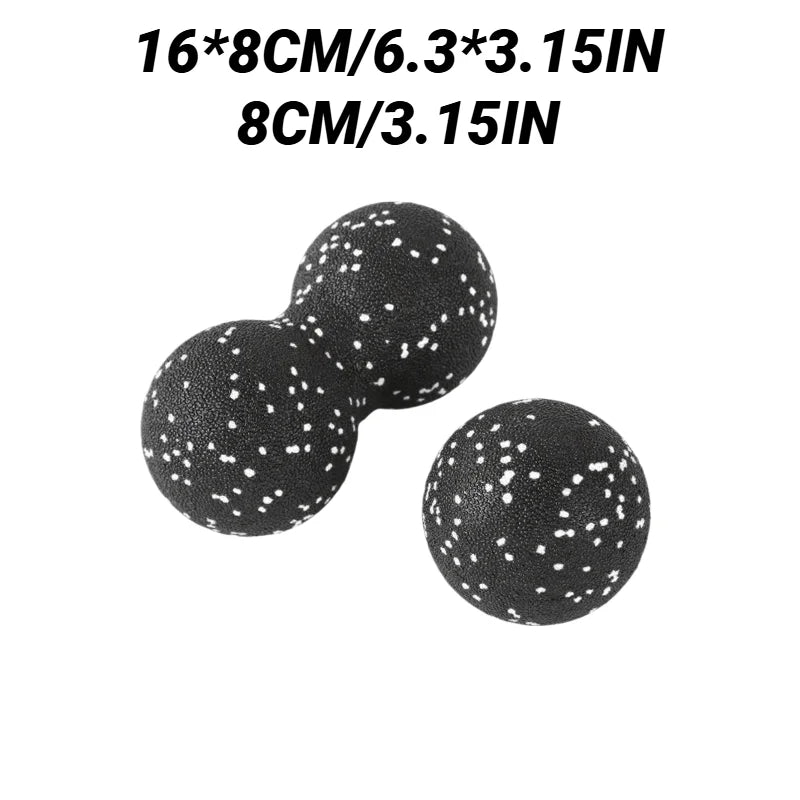 Yoga Peanut Massage Ball Set Fascia Release