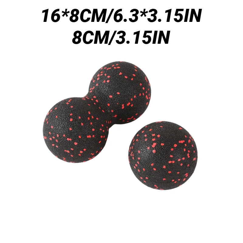 Yoga Peanut Massage Ball Set Fascia Release