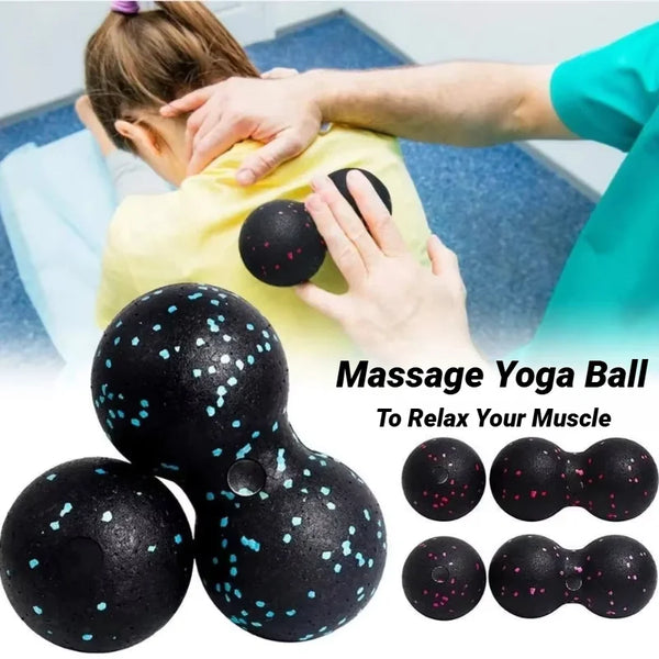 Yoga Peanut Massage Ball Set Fascia Release