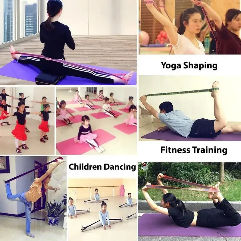 Yoga Pull Strap Elastic Resistance Band Pilates