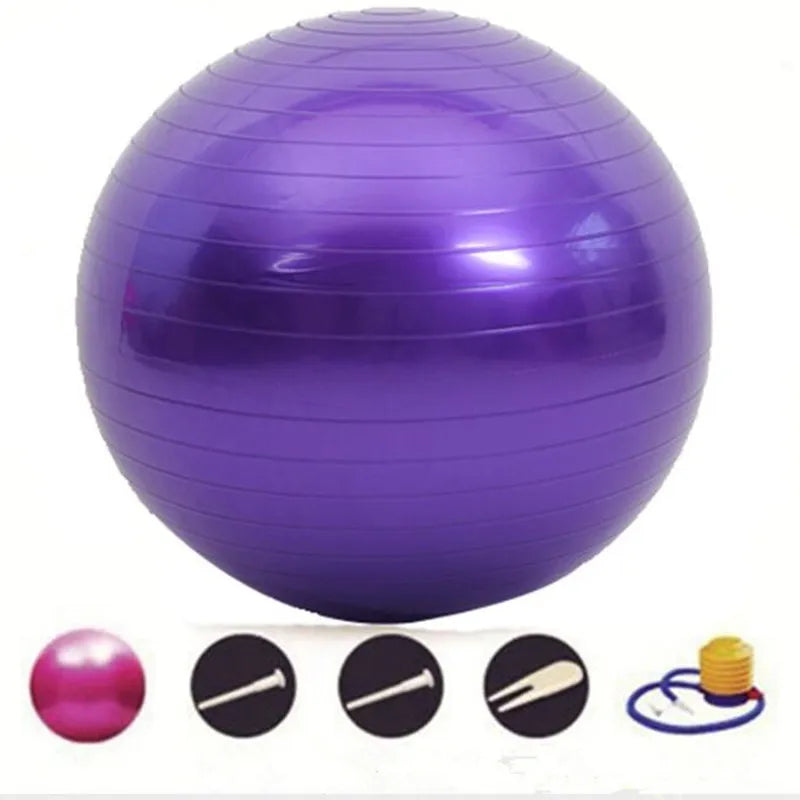 45cm Yoga Fitness Ball With Pump Pilates
