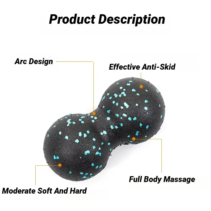Yoga Peanut Massage Ball Set Fascia Release
