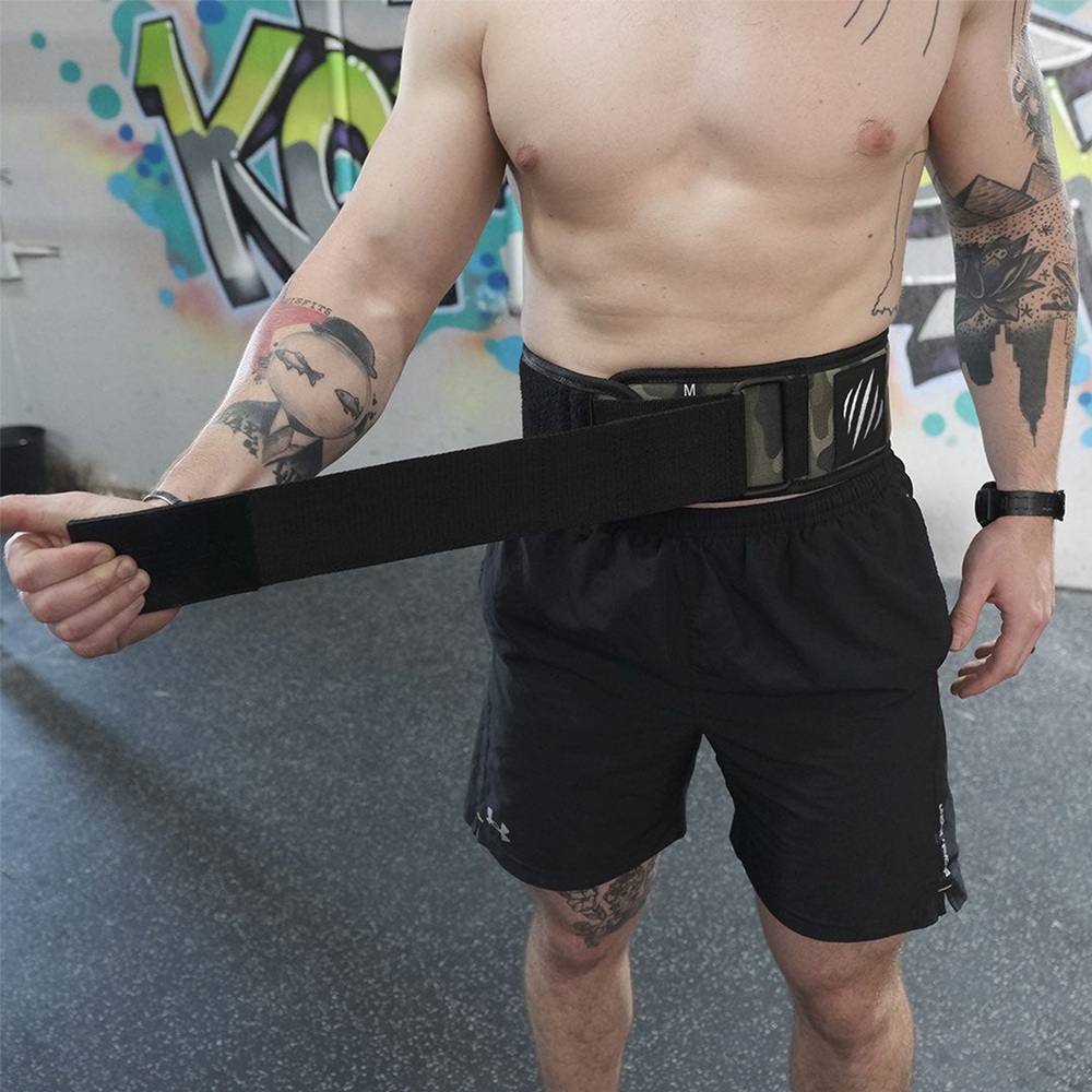 Premium Leather Weightlifting Belt