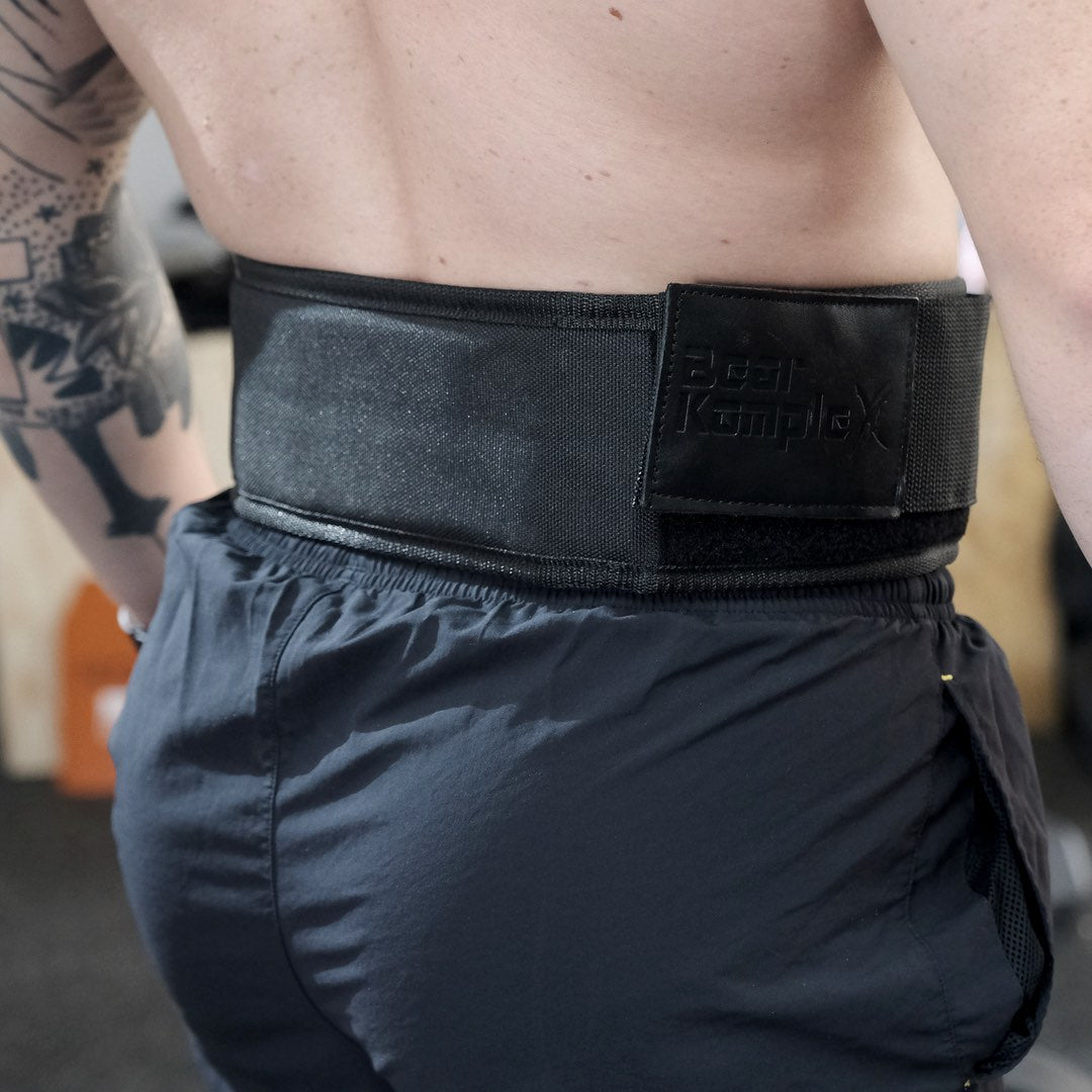 Premium Leather Weightlifting Belt