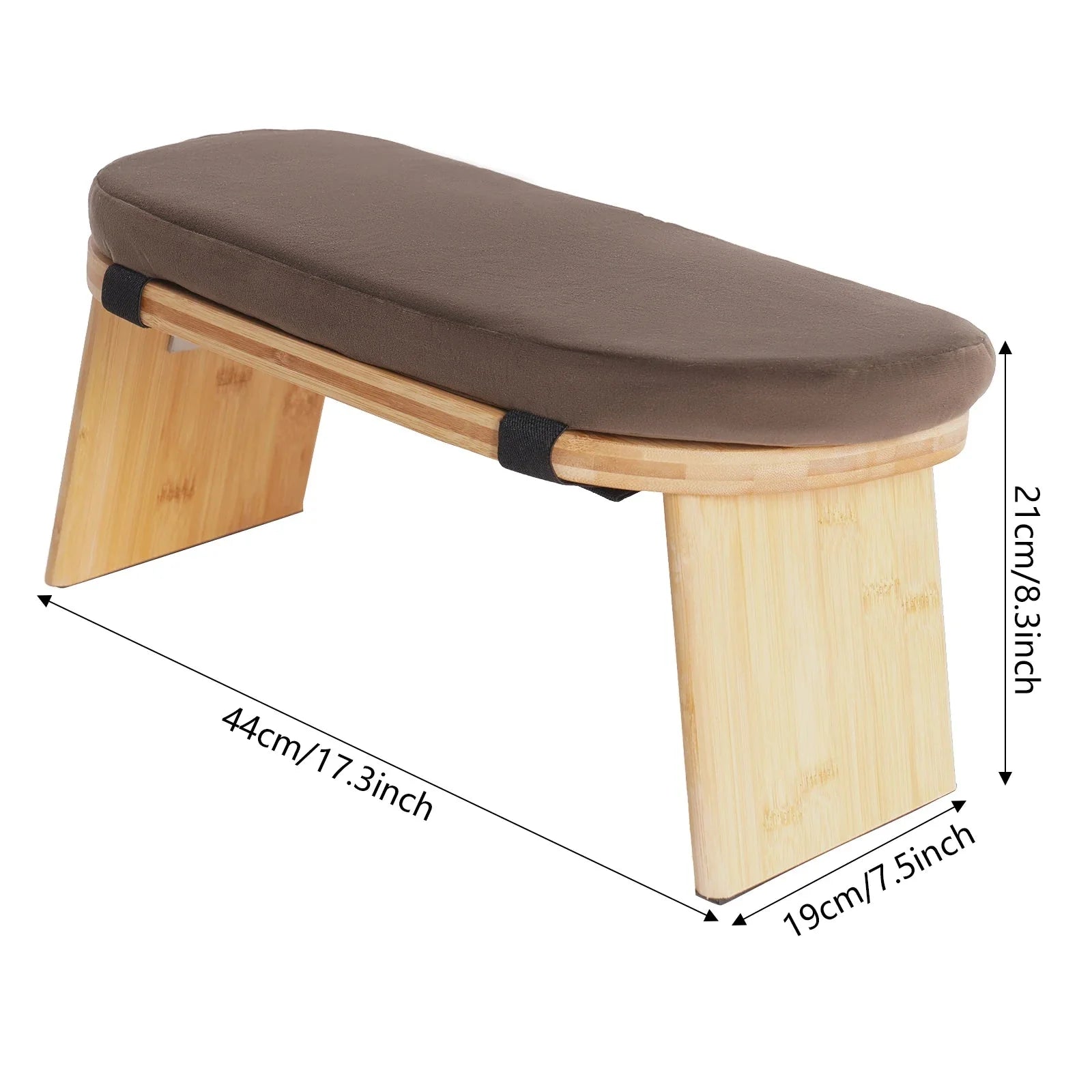 Foldable Kneeling Meditation Bench Portable Yoga Seat