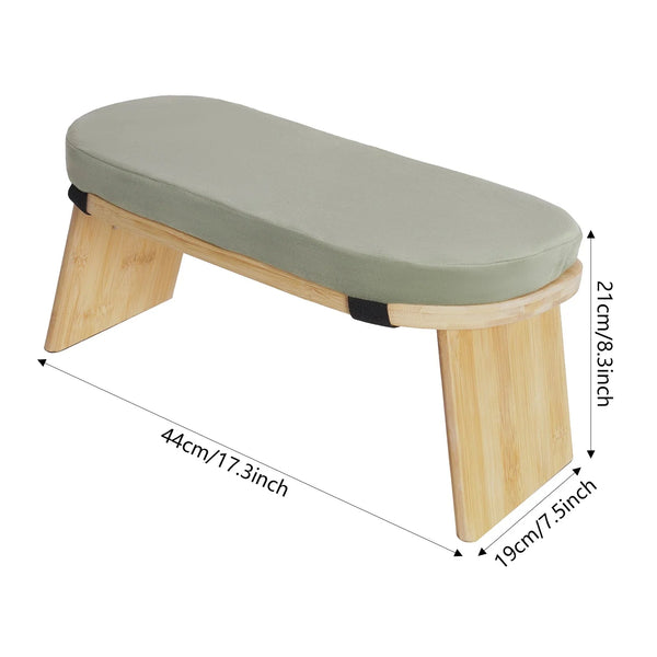 Foldable Kneeling Meditation Bench Portable Yoga Seat