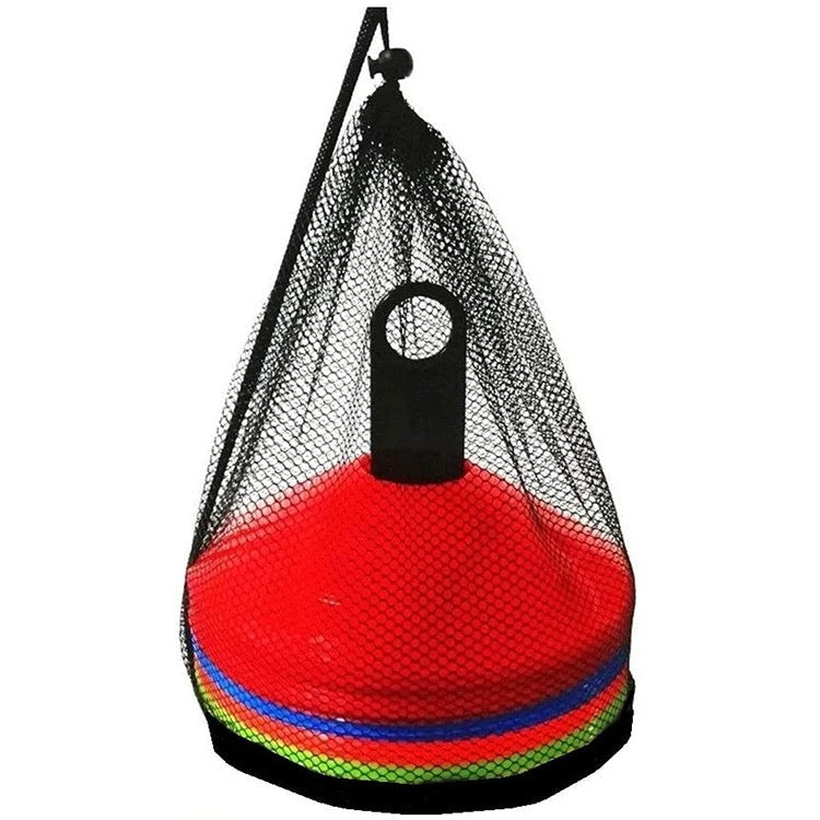 25 Pack Agility Cones With Stand Mesh Bag