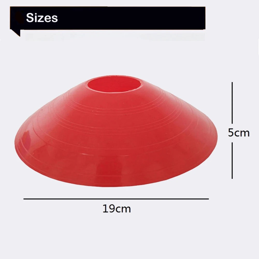 25 Pack Agility Cones With Stand Mesh Bag