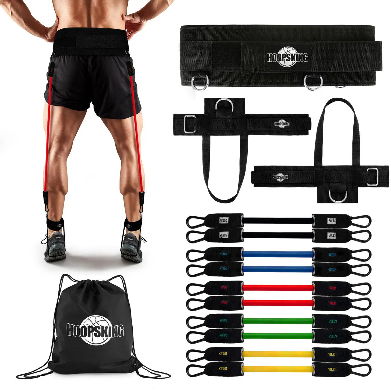 Vertical Jump Trainer Resistance Bands Waist