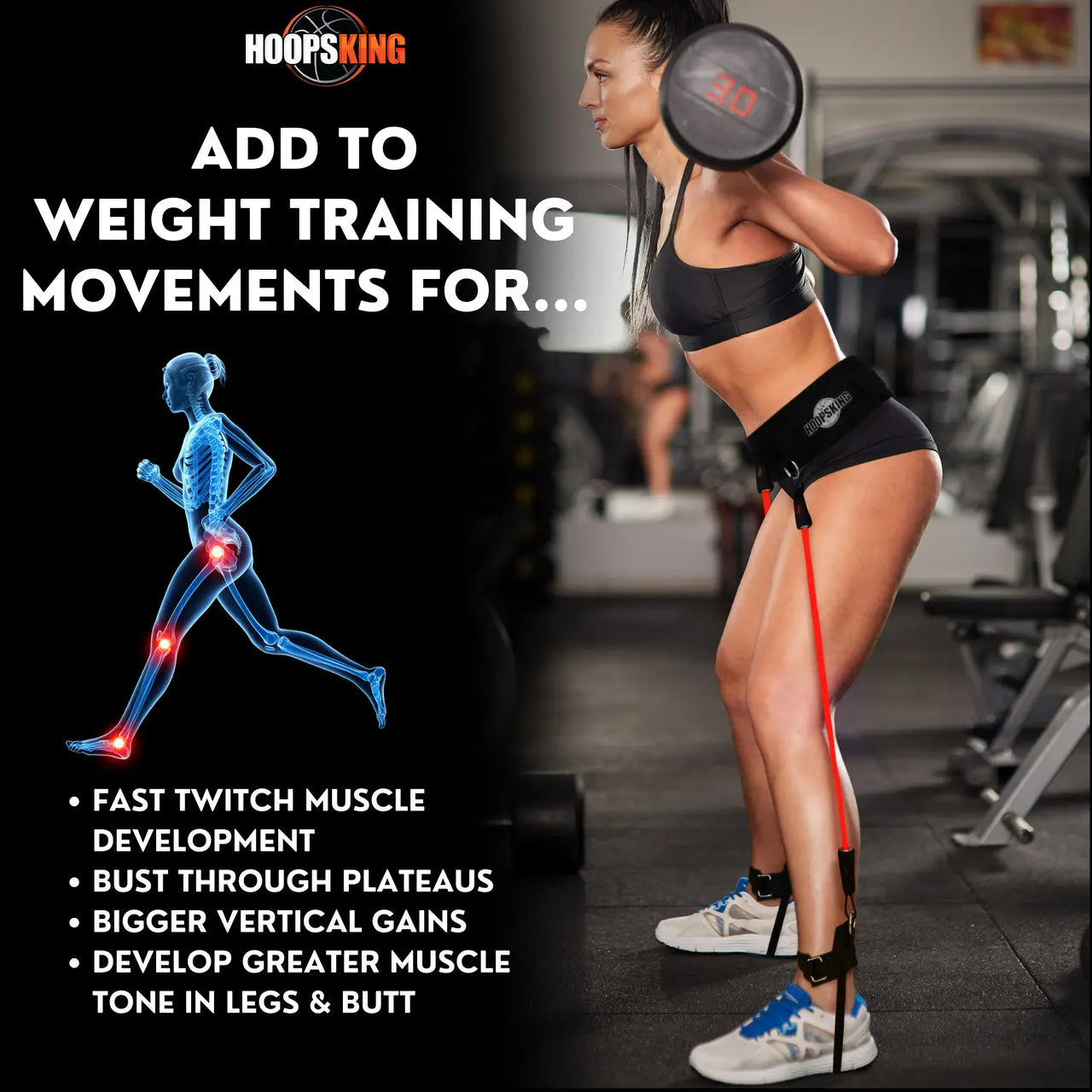 Vertical Jump Trainer Resistance Bands Waist