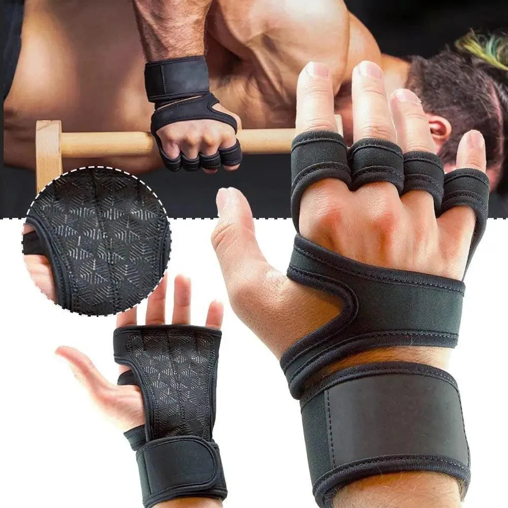Unisex Weight Lifting Gloves Palm Wrist Protection