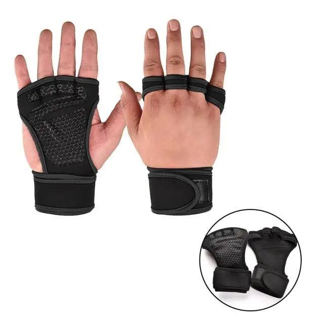 Unisex Weight Lifting Gloves Palm Wrist Protection