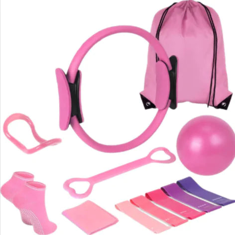 13 Piece Yoga Pilates Fitness Workout Set